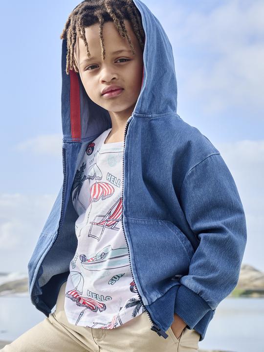 Produktbild Vertbaudet Kinder Sweatjacke mit Reissverschluss und Taschen (110)