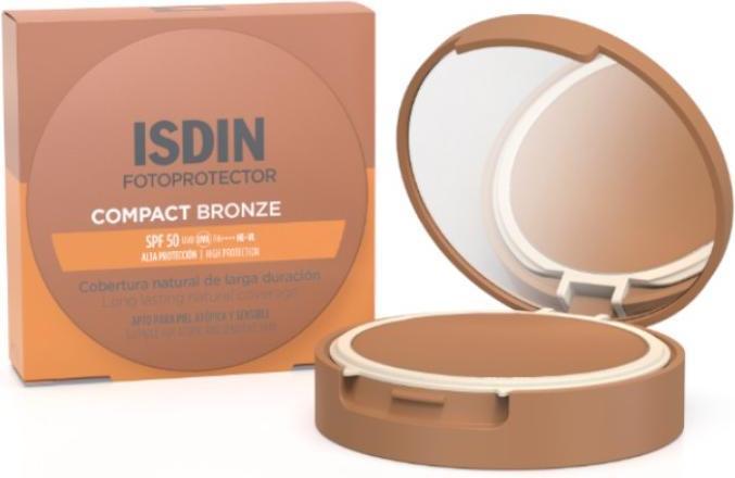 Immagine prodotto Isdin Fotoprotector Maquillaje Compacto Bronce SPF50 (Crema solare viso, SPF 50, 10 g)