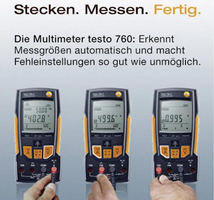Actual product image Testo Hand multimeter digital 760-3 (CAT III 1000V, CAT IV 600V)