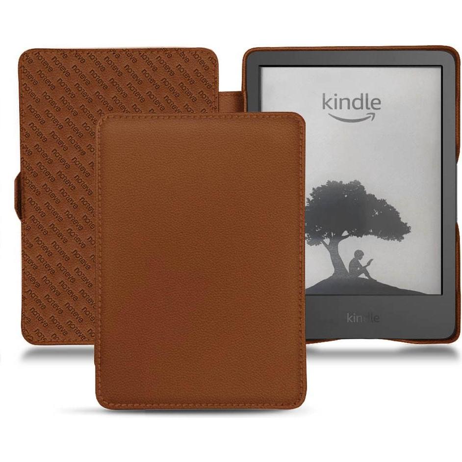 Noreve Lederschutzhülle horizontal (Kindle), Tablet Hülle, Braun