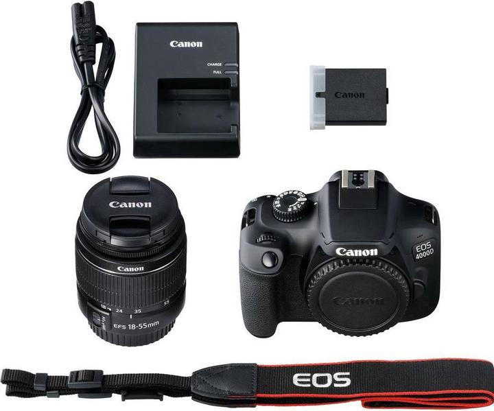 Actual product image Canon Eos 4000d Dc - (Eu) (18 - 55 mm, 18.70 Mpx, APS-C / DX)