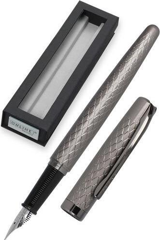 Actual product image Online Fountain pen Diamond M 34662 titanium (Titanium, 1x)
