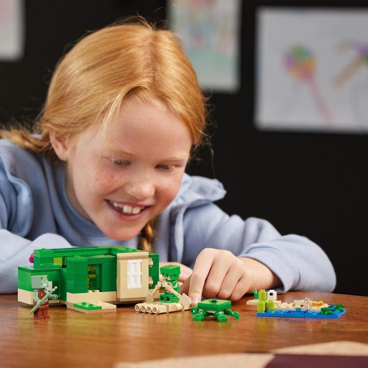 Immagine prodotto LEGO 21254 La casa sulla spiaggia della tartaruga (21254, LEGO Minecraft)