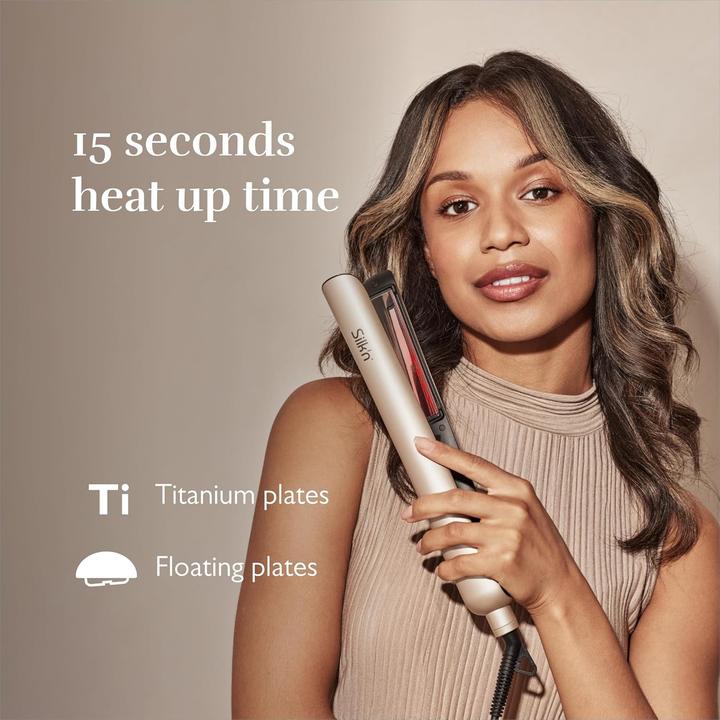 Produktbild Silk'n Stijltang - SilkyStraight - Stijltang met Infrarood- en Ionische Technologie - Kerstcadeau idee- Bei