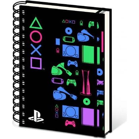 Pyramid, Quaderni + Bloc notes, Playstation Wiro Notebook A5: Classic Colours (A5)