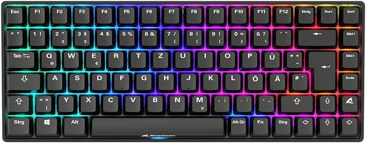 Actual product image Sharkoon SGK50 S3 PBT bk Gateron GPRO Yellow EN (DE, Cable)
