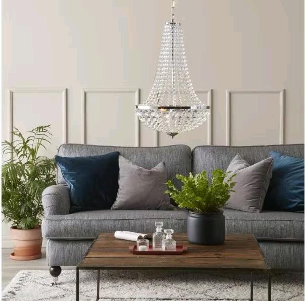 Produktbild Markslöjd MARKSLOJD Gränsö Pendelleuchte Chrom (G9, 204 lm)