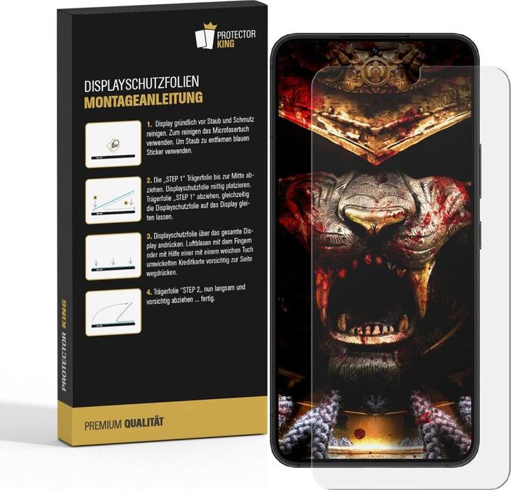 Actual product image Protectorking 3x Displayschutzfolie matt Anti-Reflex entspiegelt (3 Piece, Samsung Galaxy A53)