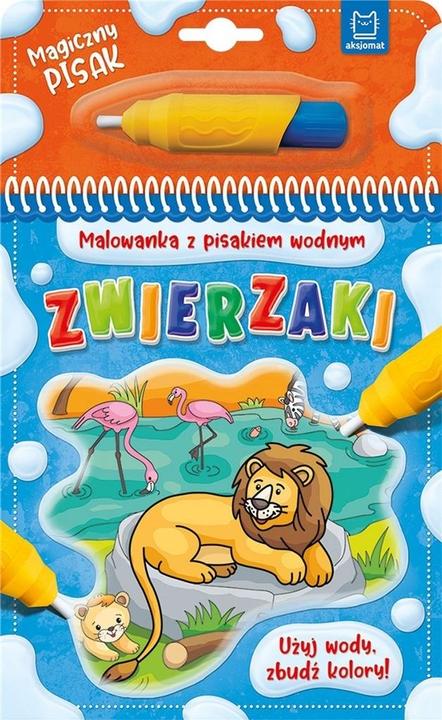 Produktbild Malvorlage mit Aquarellstift. Tiere