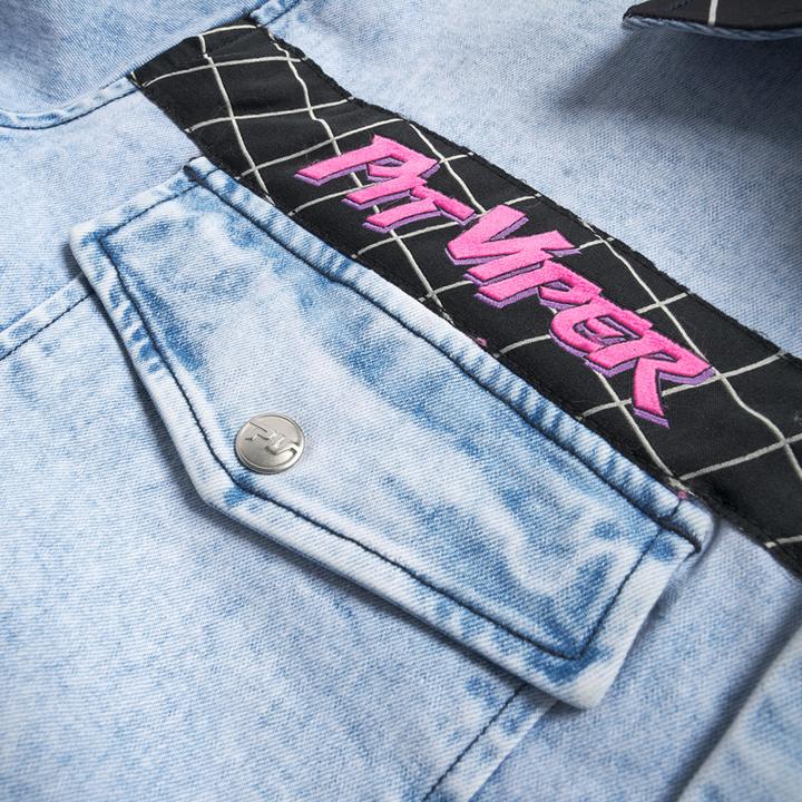 Immagine prodotto Pit Viper The Surge Matrix Sport Denim Button Down (M)