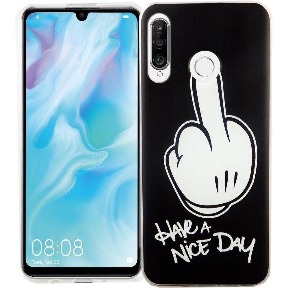 König Design Huawei P30 lite New Edition Hülle Case Handy Schutz Tasche Schutzhülle Schwarz (Huawei P30 Lite New Edition...