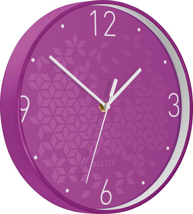 Leitz Horloge murale WOW 29cm 90150062 violet (29 cm)