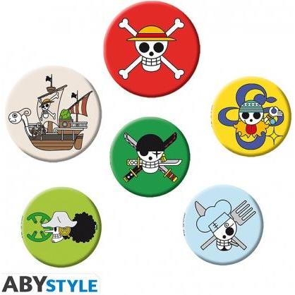 ABYstyle One Piece Pin Spilla Badge: Skulls (A) 3cm, Weiteres Gaming Zubehör