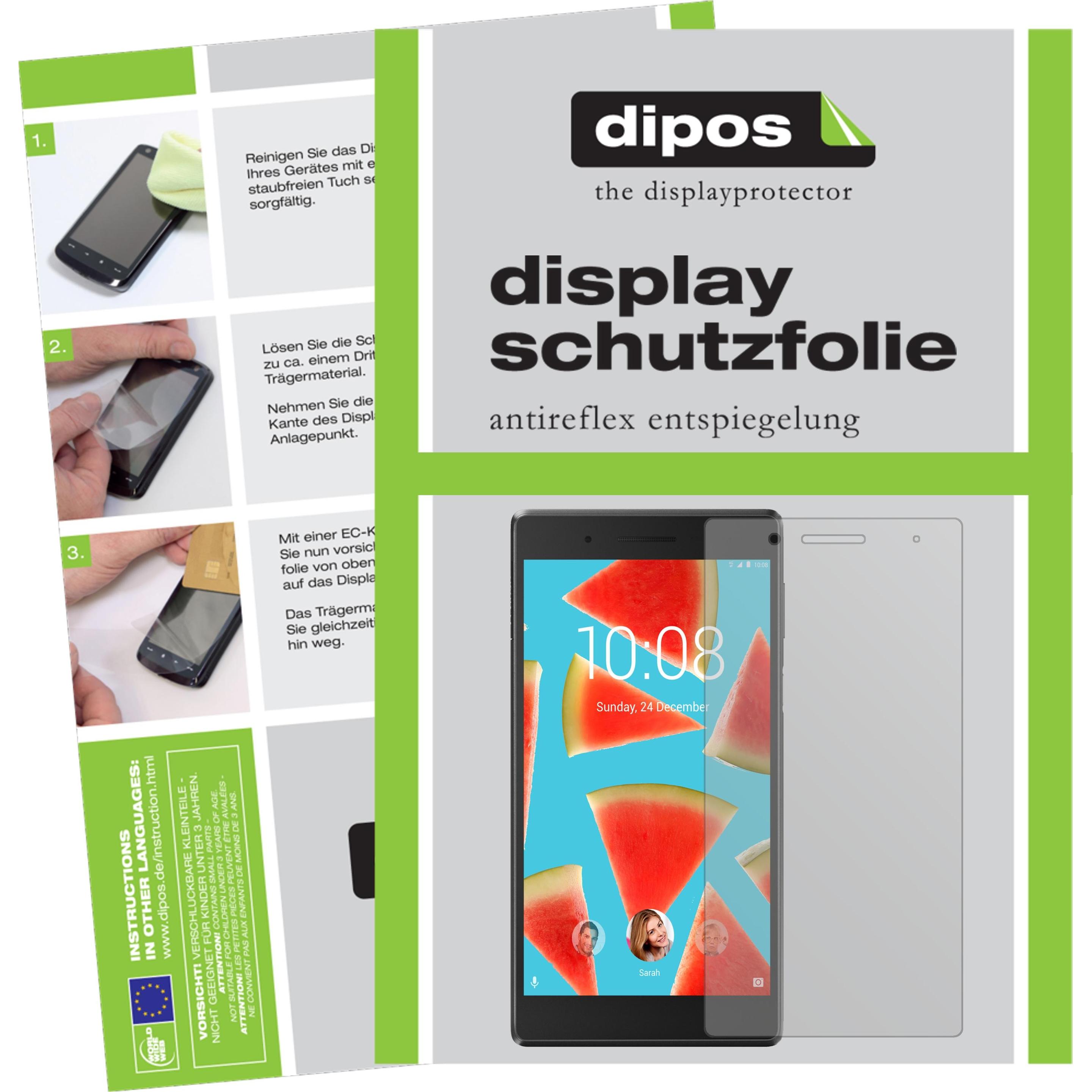 Dipos Displayschutzfolie Antireflex (2 Stück, Lenovo TB-7504X), Tablet Schutzfolie