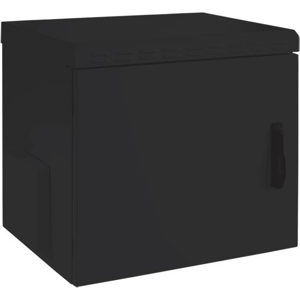 Lanview 19" IP55 16U W=600mm D=600mm (16 HE, 19 Zoll Rack), Serverschrank, Schwarz