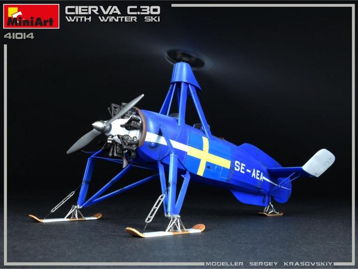 Produktbild Mini art Cierva C.30 with Winter Ski