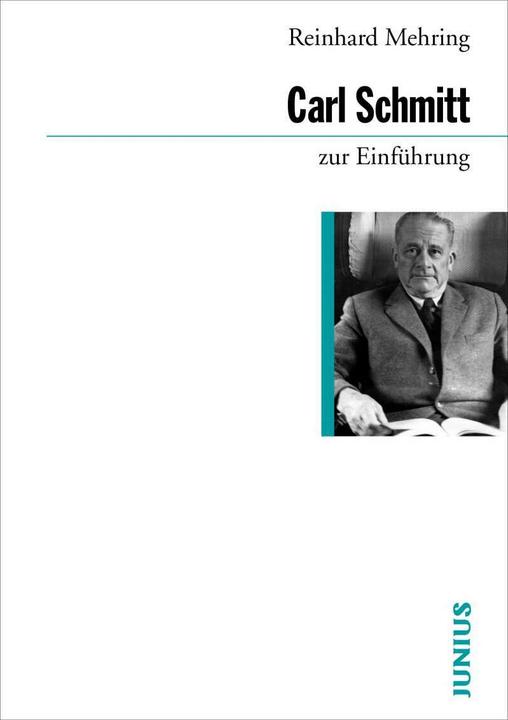 Produktbild Carl Schmitt zur Einführung (Deutsch, Reinhard Mehring, 2021)