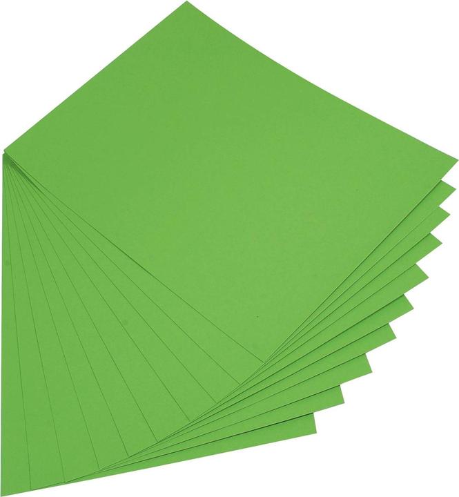 Image du produit Folia Papier tonique, (l)500 x (h)700 mm, 130 g/qm, vert gazon (130 g/m², 10x)