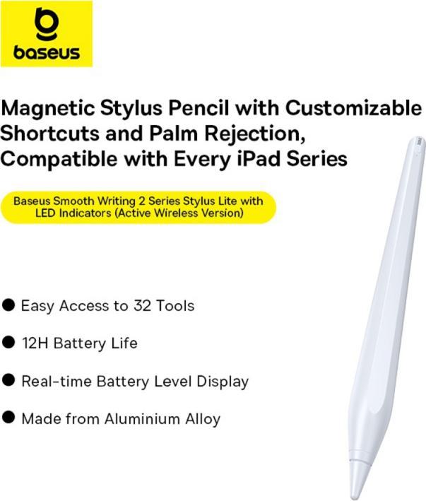 Produktbild Baseus Pencil Smooth Writing 2 Series fur iPad, Active Wireless Version, White