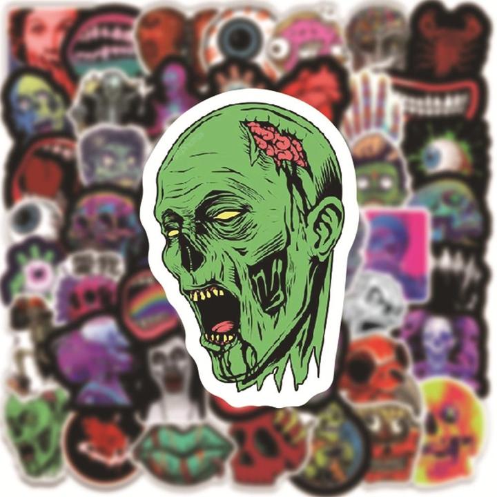 Produktbild JTI Aufkleber - Zombies - 50 Stk (50 Sticker)