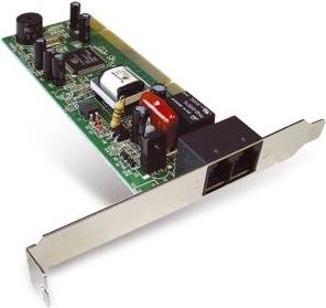 Actual product image Hamlet Fax modem V.92 Bus PCI 32Bit reception up to 115.2kpbs