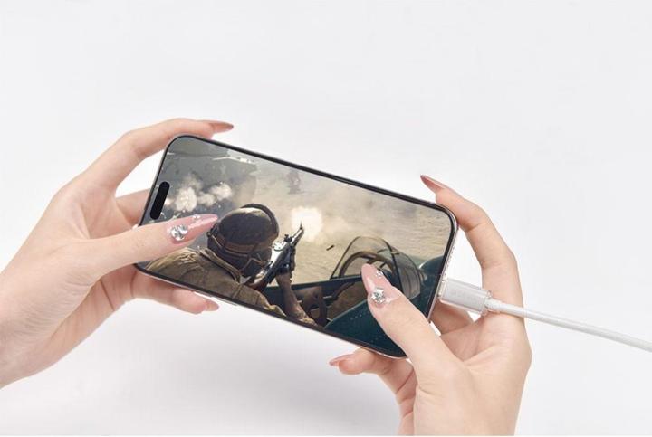 Actual product image Devia cable EC688 Extreme PD USB-C - USB-C 1,5 m 60W 3A white (1.50 m, 60 W)