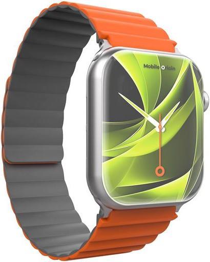 Immagine prodotto Mobile Origin Magnetic Watch Strap II orange/grey - Apple Watch 49mm/46mm/45mm/44mm