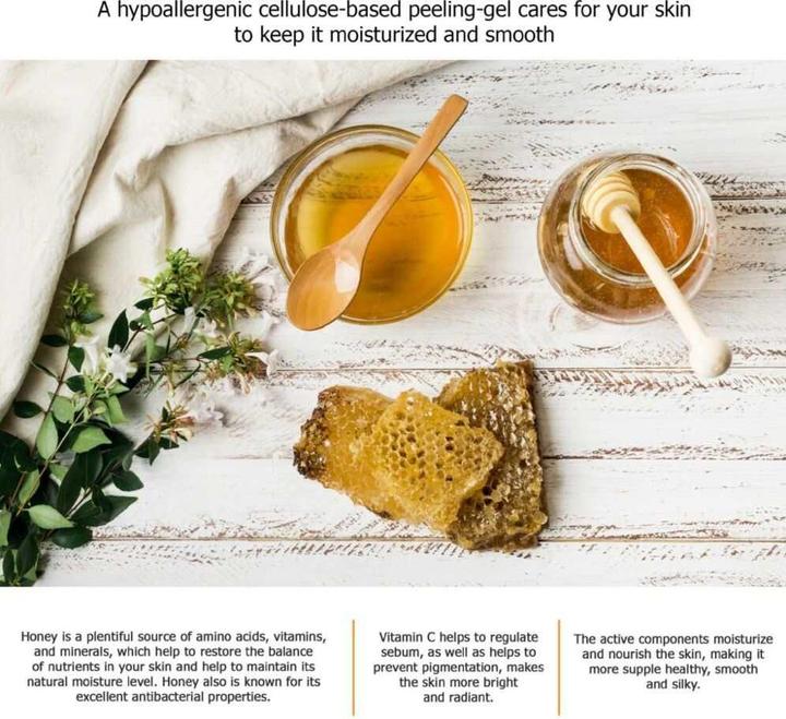 Actual product image JKosmec All Bright Honey and Vitamin C Peeling Gel (180 ml)