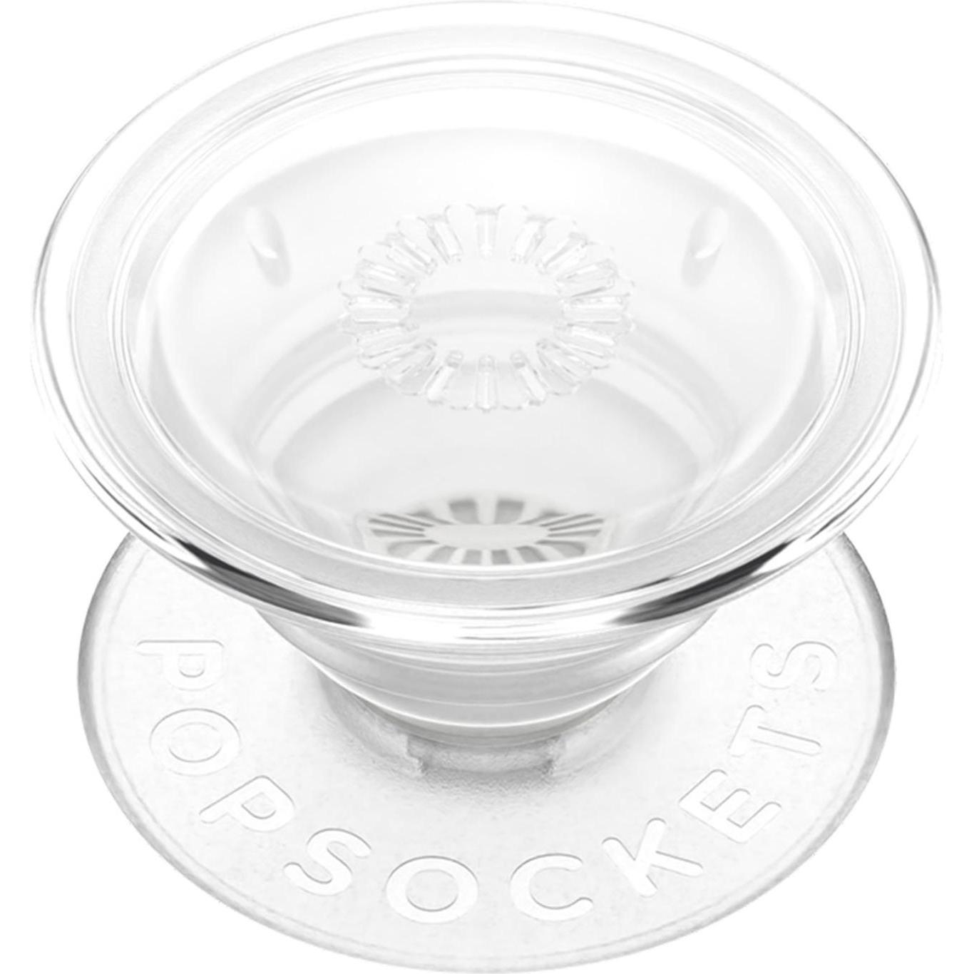 PopSockets Clear (2. Gen, austauschbar), Smartphone Halterung, Transparent
