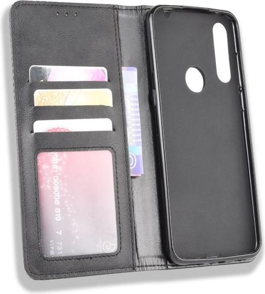 Actual product image MU Classic Retro Leather Bookcover Series (1S (2020), Alcatel 3X (2020))