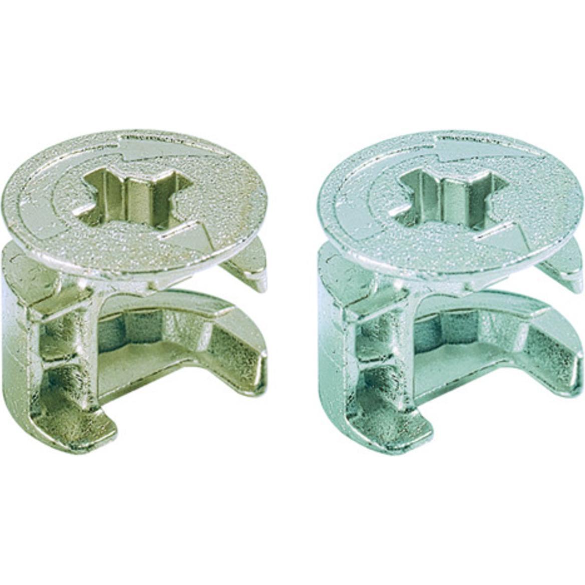 Hettich, Baubeschläge + Holzverbinder, Exzenter-Verbindungsbeschlag Rastex 15, für 16 mm Fachböden (Verbindungsbeschlag,...