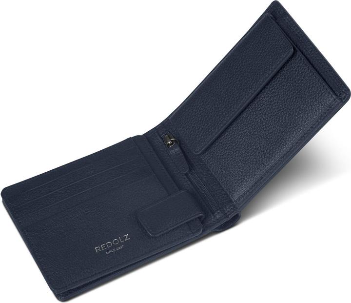 Image du produit Redolz Leather Essentials QF Geldbörse RFID Leder 12 cm ausklappbar mit Reissverschlussfach
