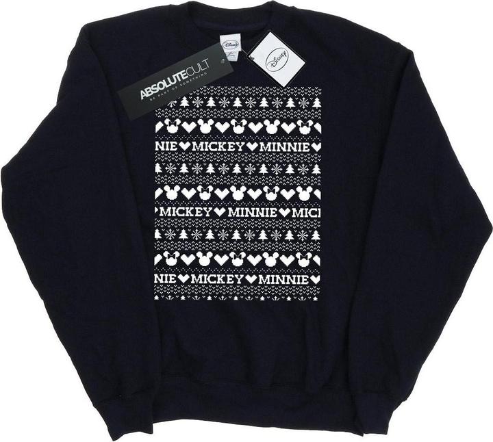 Immagine prodotto Disney Mickey And Minnie Christmas Fair Isle Felpa Donna (XL)