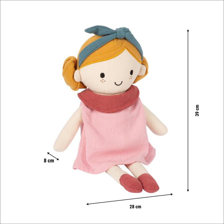 Actual product image small foot Stoffpuppe Lina