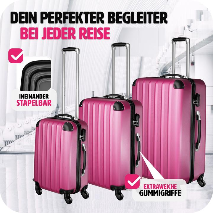 Produktbild tectake Hartschalenkofferset. (95 l)