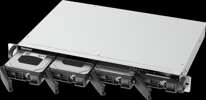 Produktbild QNAP 4-BAY QUAD-CORE 2.0 GHZ SD 1U (0 TB)