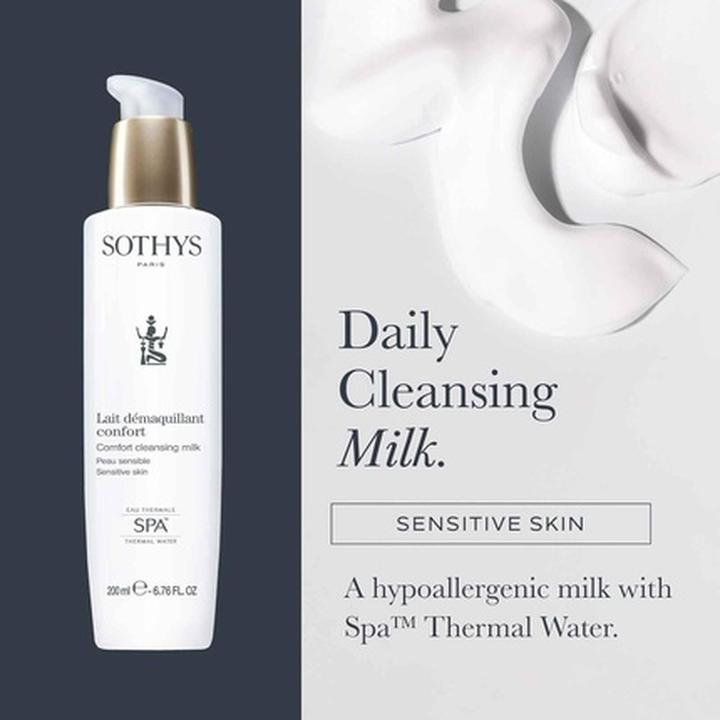 Produktbild Sothys Comfort Cleansing Milk Gentle Face Cleanser 7 oz (Reinigungsmilch, 70 ml)