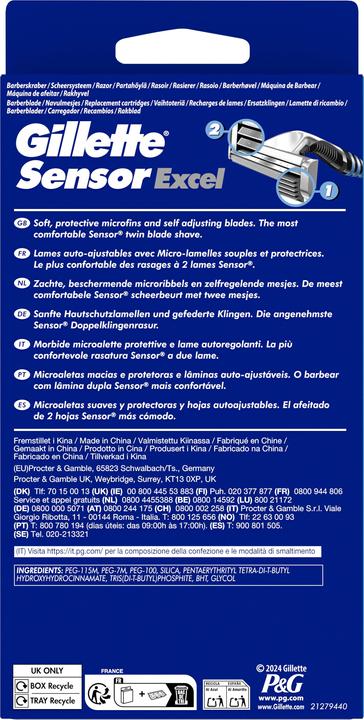 Immagine prodotto Gillette Sensor Excel