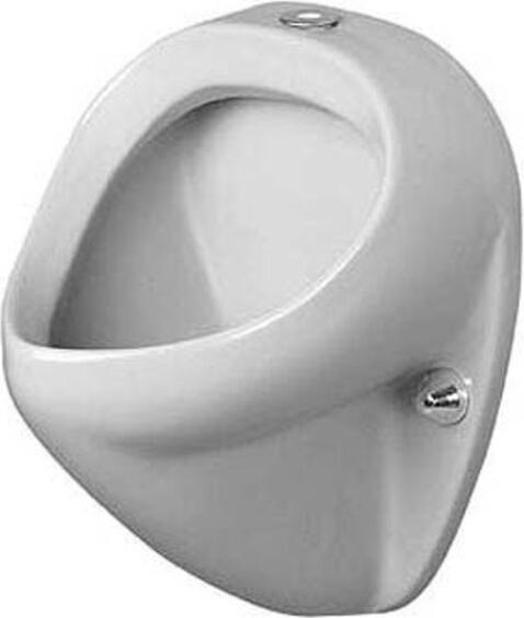 Actual product image Duravit Urinal JIM 345x350mm supply from top without fly white