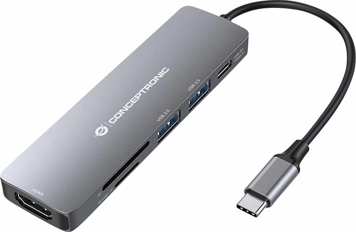 Conceptronic USB C zu (USB-C, 6 porte)