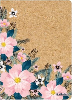 Immagine prodotto Herlitz Quaderno Quaderno A5 80 fogli a scacchiera con copertina in carta kraft, alla prova (Quadretti)