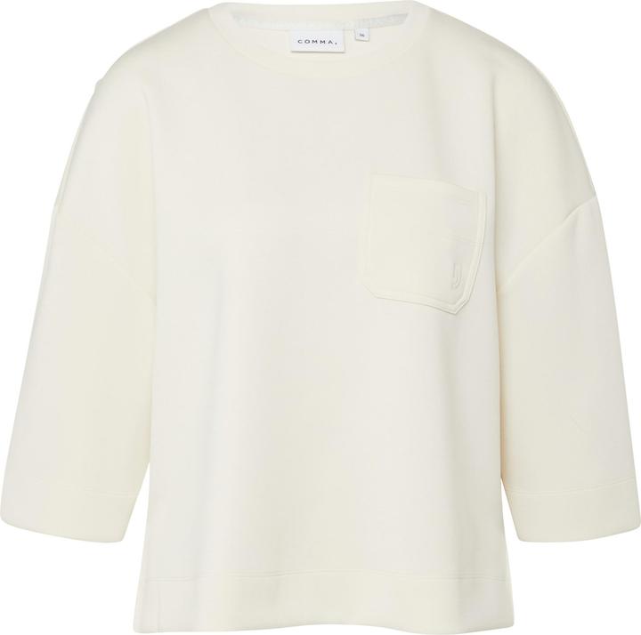 Produktbild Comma Sweatshirt Weiches Sweatshirt mit aufgesetzter Tasche (48)