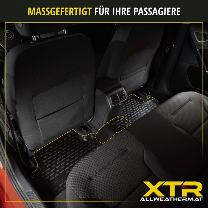 Produktbild Walser Fumatten passgenaue Auto Gummimatten XTR für BMW X1 (F48) 11/2014-Heute (2 Vordermatten + 2 Rückmatten)