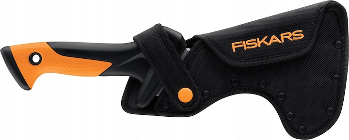 Produktbild Fiskars Hippe, Auch als Sappie verwendbar, Inkl. Holster aus Nylon, Klingenlänge: 15 cm, Gehärteter