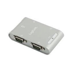 Thumbnail - LogiLink AU0032 (USB 2.0), Netzwerkadapter, Silber