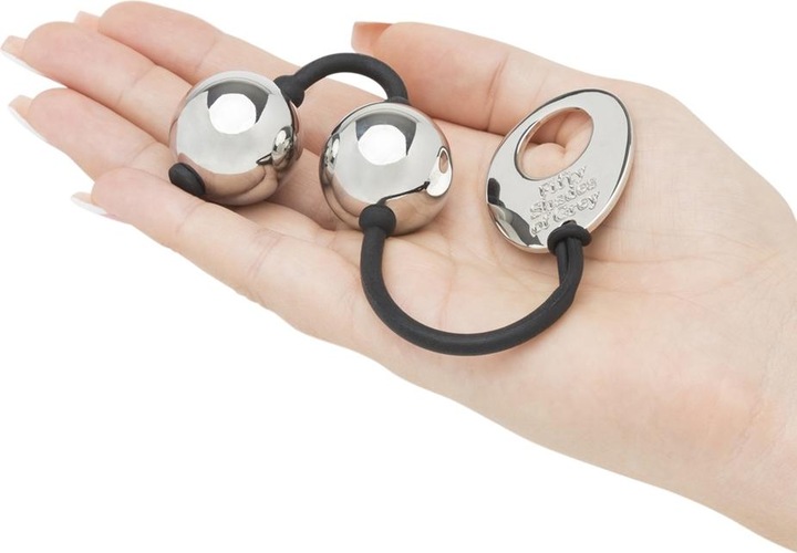 Productafbeelding Fifty Shades of Grey Inner Goddess zilveren plezierballen
