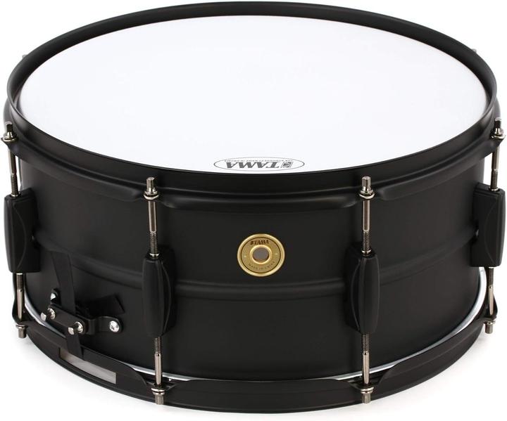 Tama BST1465BK Metalworks Black Steel snaredrum 14 x 6.5 inch (Acoustic drum)