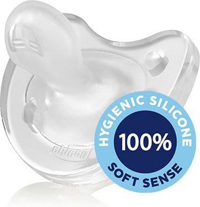 Chicco sucette physiologique PHYSIO FORMA SOFT silicone GLOWING mini 2-6m (2 x, 2-6 J.)