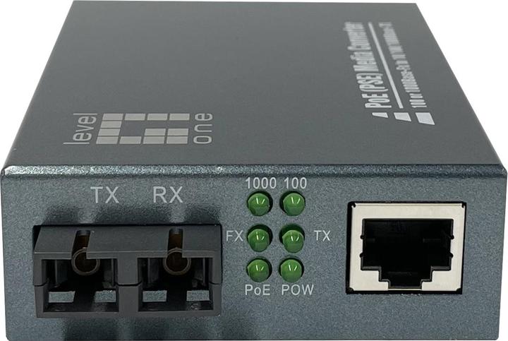 Actual product image LevelOne Konverter GVT-2014 10/100/1000T>RJ45 to SC SM 20km (Converters)