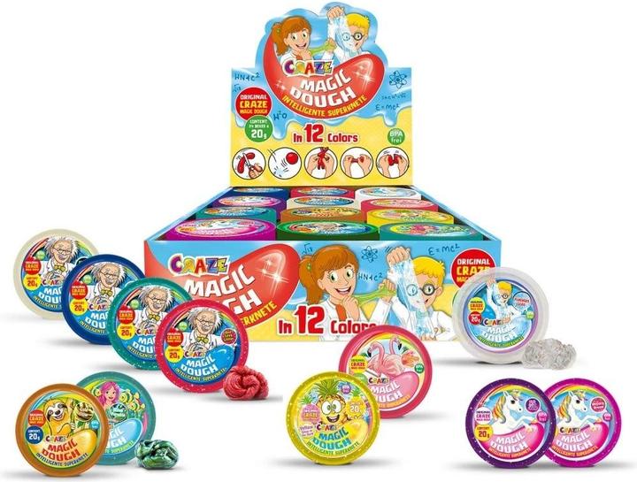 Craze Scatola di pasta magica 20g, assortita